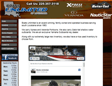 Tablet Screenshot of boatsunlimitedla.com